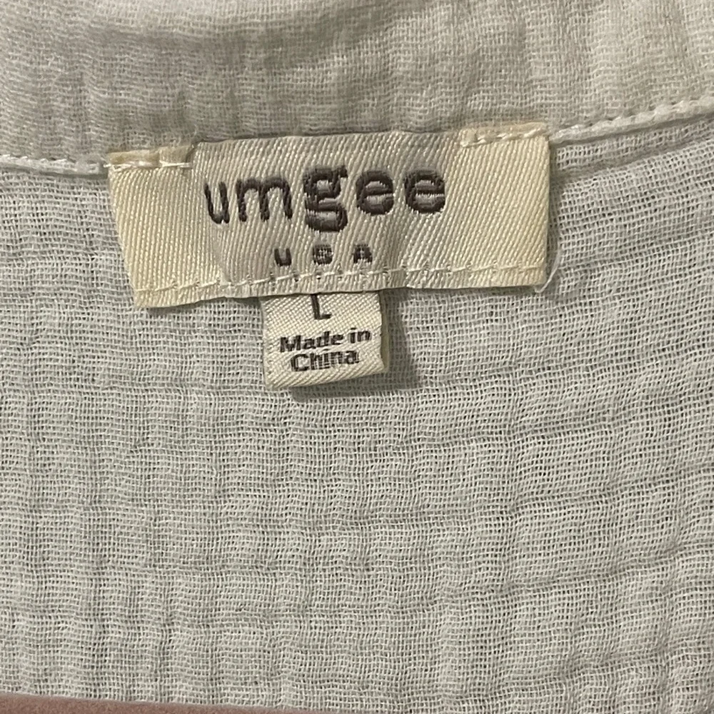 Umgee Cream Textured Gauze Top - Picture 5 of 6